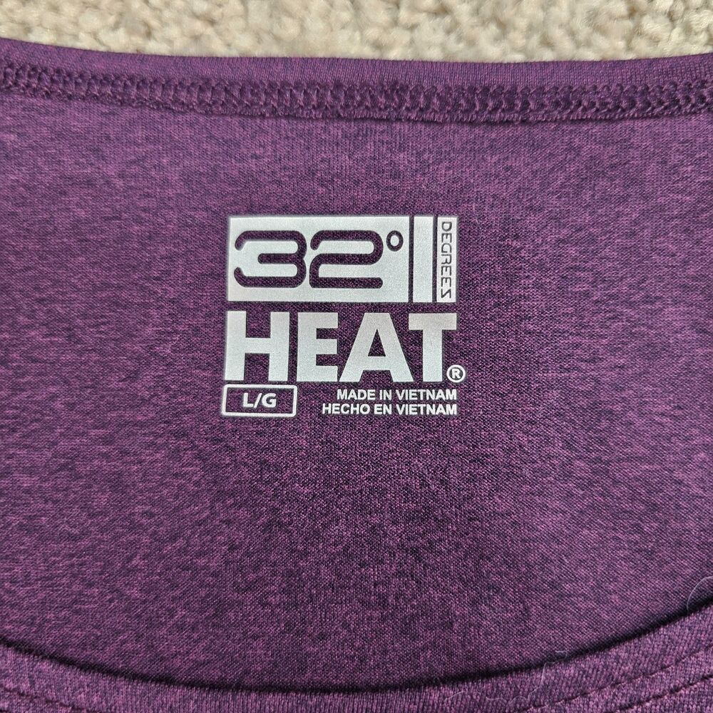 32 Degrees Heat Womens L Long Sleeve Scoop Neck Tops 3 Pack NWT Base Layer - Picture 4 of 14